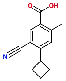 (image for) MC085269 5-Cyano-4-cyclobutyl-2-methylbenzoic acid